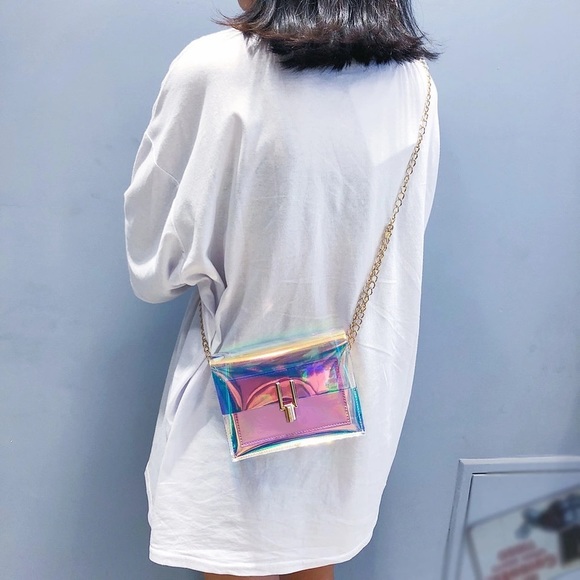 Holographic Iridescent Crossbody Bag - Picture 2 of 7